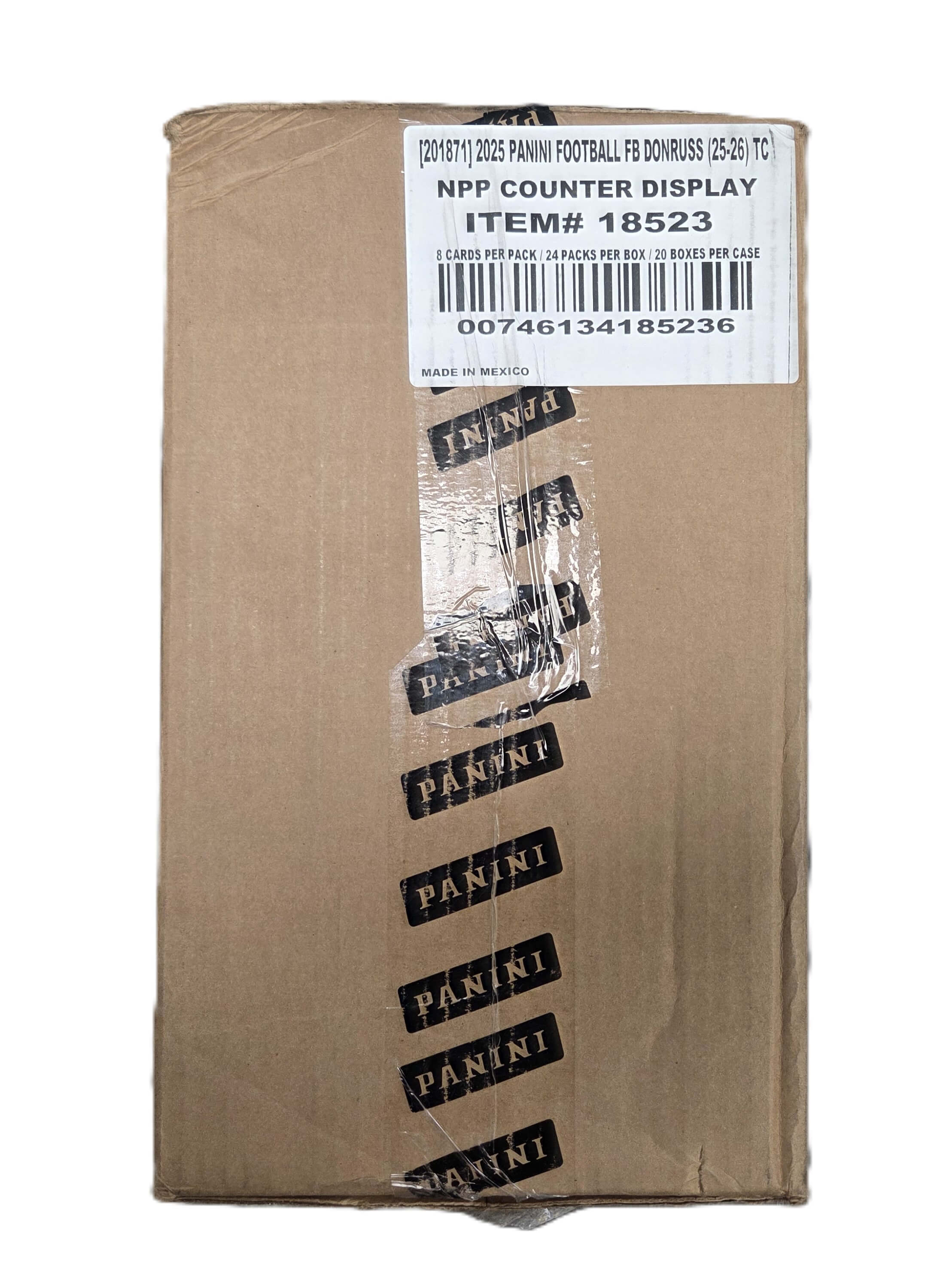2025 Panini Donruss Football Retail 20-Box Case