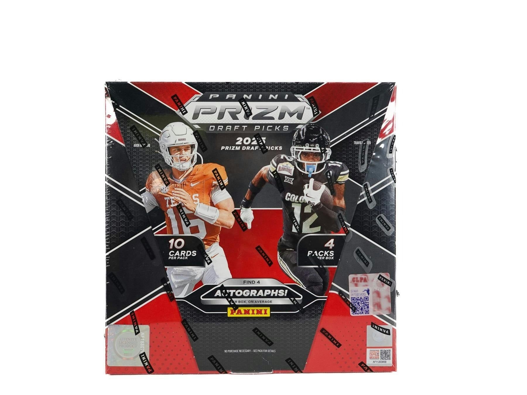 2025 Panini Prizm Draft Picks Collegiate Football Hobby Box