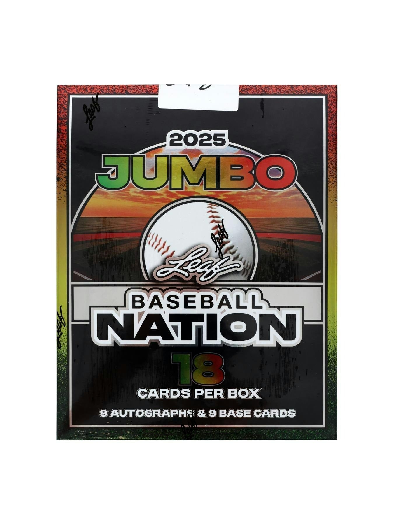 2025 Leaf Baseball Nation Hobby Jumbo Box