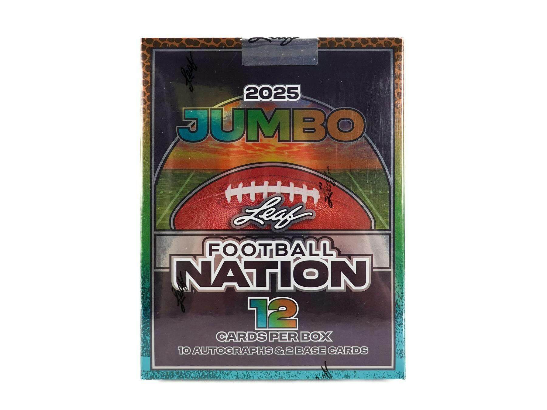 2025 Leaf Football Nation Hobby Jumbo Box